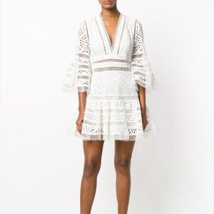 Zimmermann lovelorn flutter lace dress